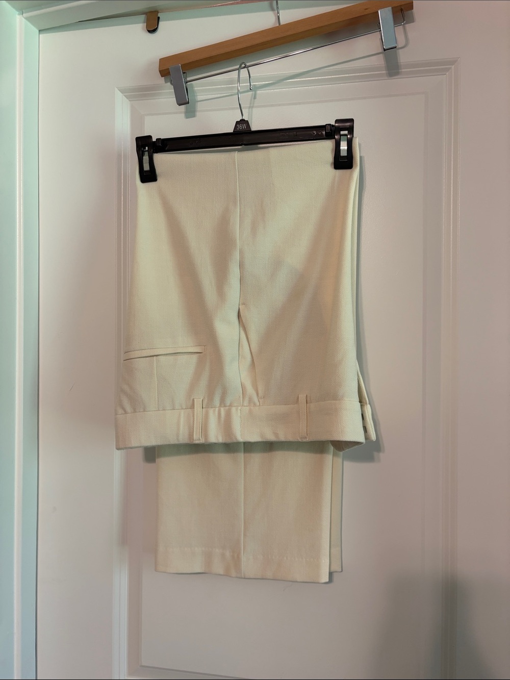 Tailored Cream Women's Dress Pants